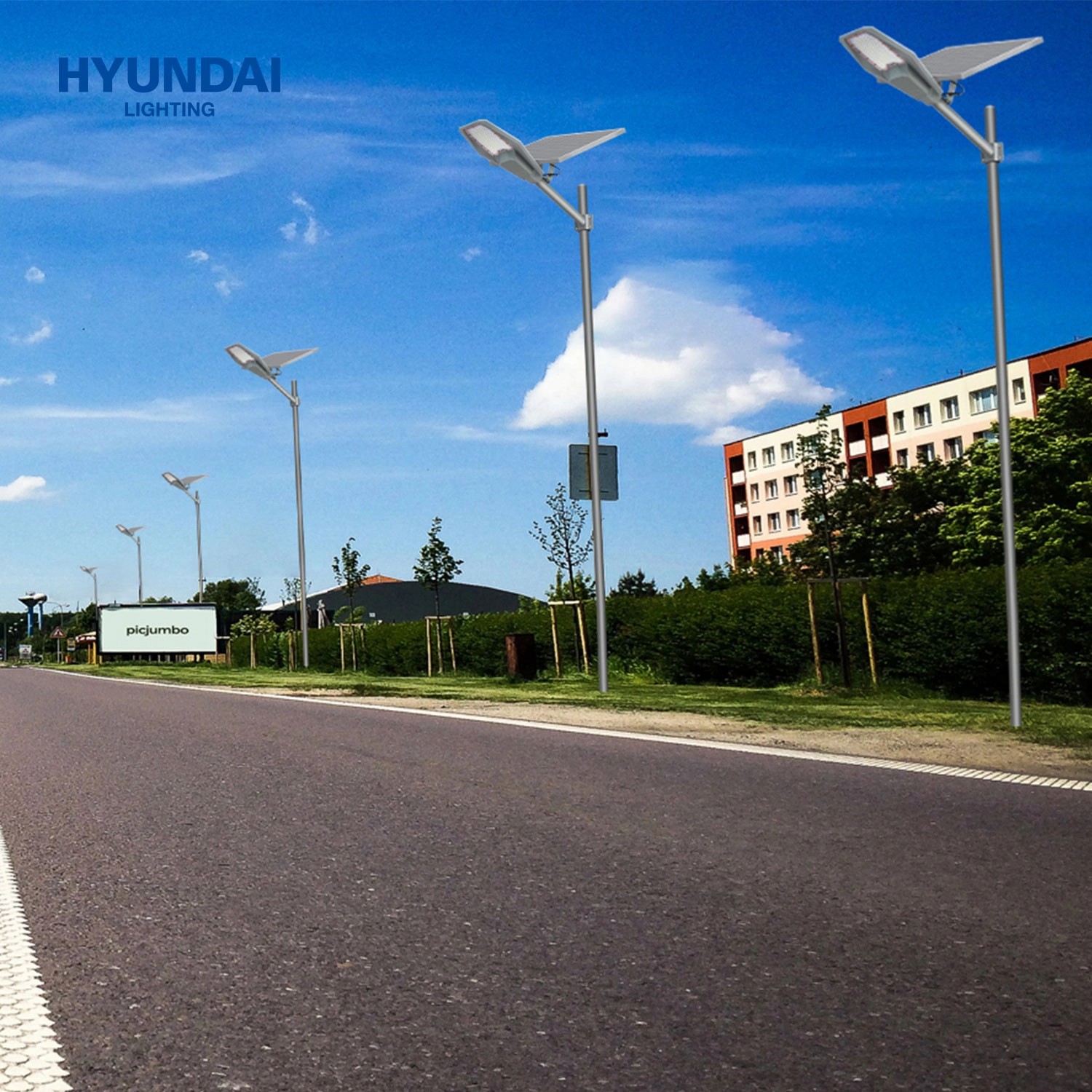 Solar street light- Aluminum style