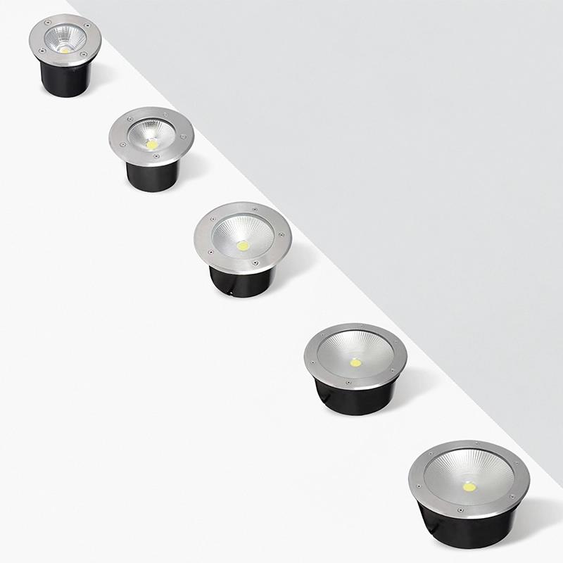 Small round, thick texture, solid structure, IP65 buried lamp