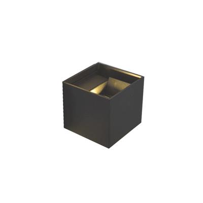 Square, PC light mask, structure of precision aluminum lamp body wall light